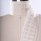 2 Yards Ivory Floral Polyester Lace Trim with Straight Edges for Home Decor and Craft Projects